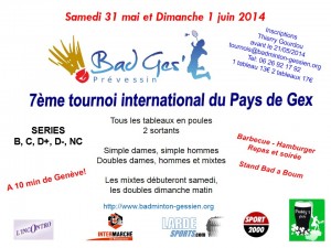 Affiche tournoi Prévessin 2014